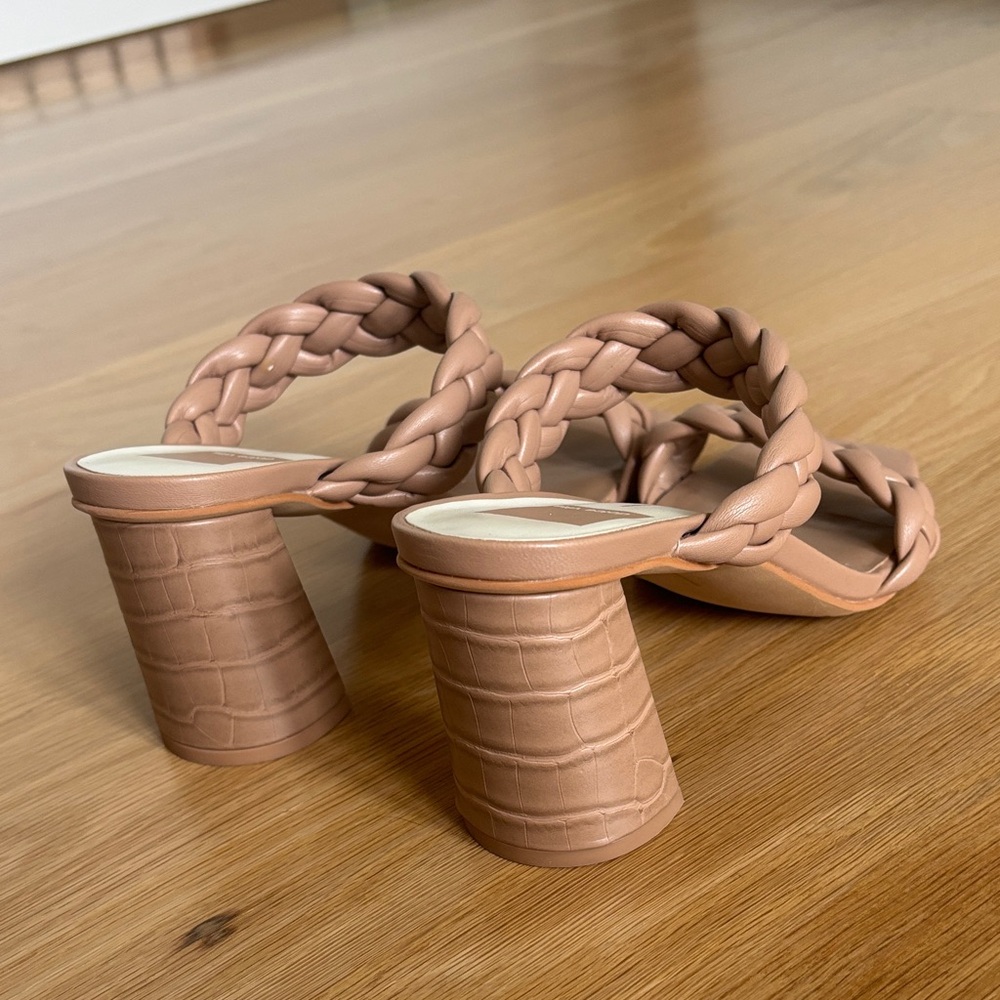 Dolce Vita Women's Braided Nude Heels - Picture 3 of 3